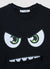 T-Shirt mit Monsterprint