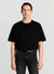 Loose plain-colour T-shirt