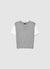 T-shirt effetto layering con bottoni laterali