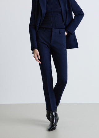 Pantalon cigarette uni