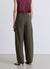 Solid colour balloon worker trousers
