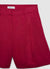 Shorts bermuda en lin mélangé