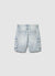 Cargo-Shorts aus Denim mit großen Taschen