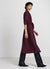 Shirt dress with knot