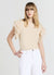 T-shirts with ruffle sleeves