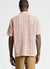 Camicia bowling traforata con motivo etnico