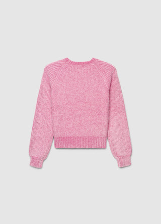 Pull à col rond avec manches raglan