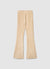 Leggings a zampa effetto velluto