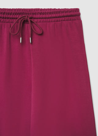 Palazzo trousers with drawstring