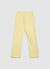 Jeans cropped flare a tinta unita