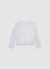 Blusa con maniche a sbuffo e balze arricciate