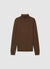 Einfarbiger Rollkragenpullover