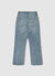 Jeans straight crop a cinque tasche