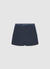 Shorts a tinta unita con fascia satinata