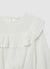 Blusa con rouche e bordo a cuori