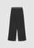 Pinstriped palazzo trousers with sequins