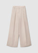 Linen palazzo trousers - XS