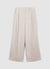 Linen-blend palazzo trousers