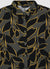 Long sleeveless patterned shirt