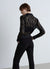 Camicia in pizzo con inserti satin