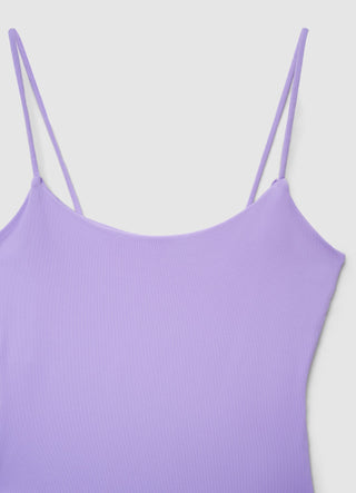 Solid colour bodysuit with thin straps