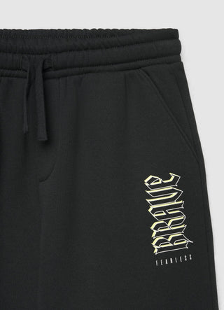 Jogger pantalone sa vezicom i natpisom