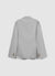  Linen-blend single-breasted jacket