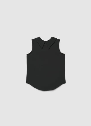 Top con collo sciallato