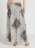 Langer Rock mit Bandana-Print