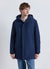 Parka con cappuccio e tasche con zip
