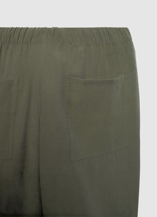 Pantaloni jogger con coulisse e tasche applicate