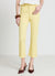 Jeans cropped flare a tinta unita