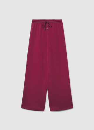 Palazzo trousers with drawstring