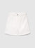 Denim bermuda shorts with pleats
