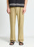 Pantaloni wide leg in misto lino
