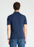 Open-collar polo shirt in jacquard