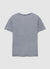 Faded effect T-shirt with rhinestones