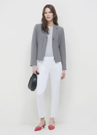 Cotton sateen trousers