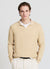Pull côtelé avec col polo