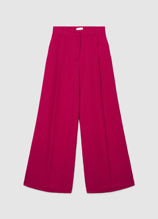 Pantaloni palazzo a vita elasticizzata