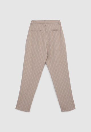 Pinstripe cigarette trousers
