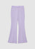 Pantaloni a zampa tessuto crepe