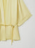 Giacca kimono similsatin con cintura