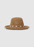 Cappello pescatore in simil paglia con conchiglie