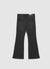 Solid colour flared jeans