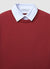 Sweatshirt mit Hemdkragen