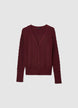 Cable-knit cardigan - XS
