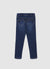 Jeans skinny con elastico in vita e tasche a cuore