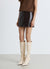 Gonna miniskirt effetto pelle verniciata