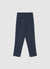 Trousers with pleats and elasticated waistband